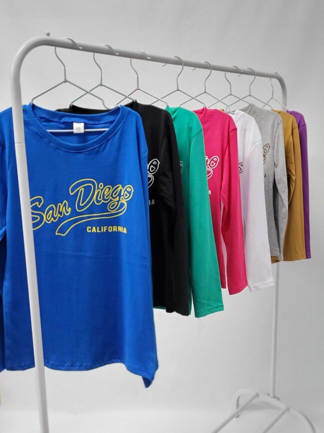 Remera Manga Larga San Diego