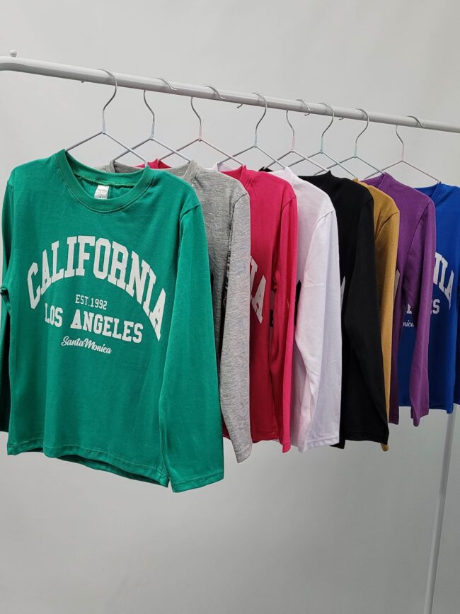 Remera Manga Larga California