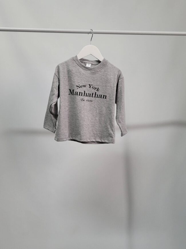 Remera Manga Larga Manhathan