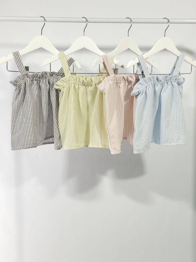 Blusa Lino Rayada Inés